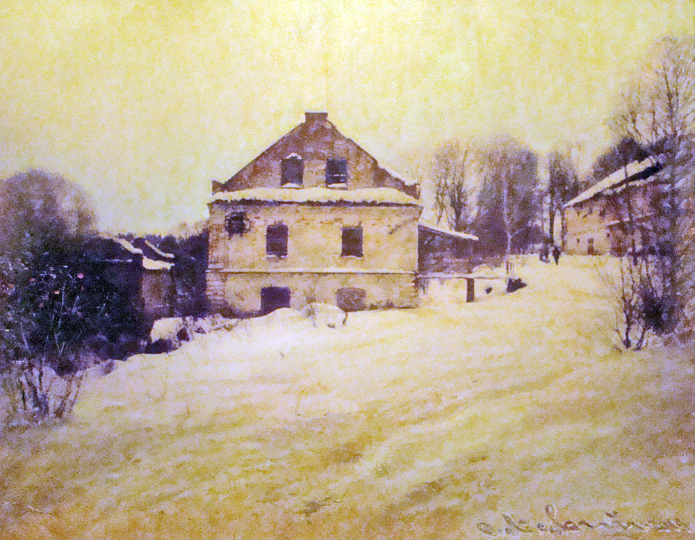 «Олександрівський млин у Новограді-Волинському». 2014. Полотно, олія